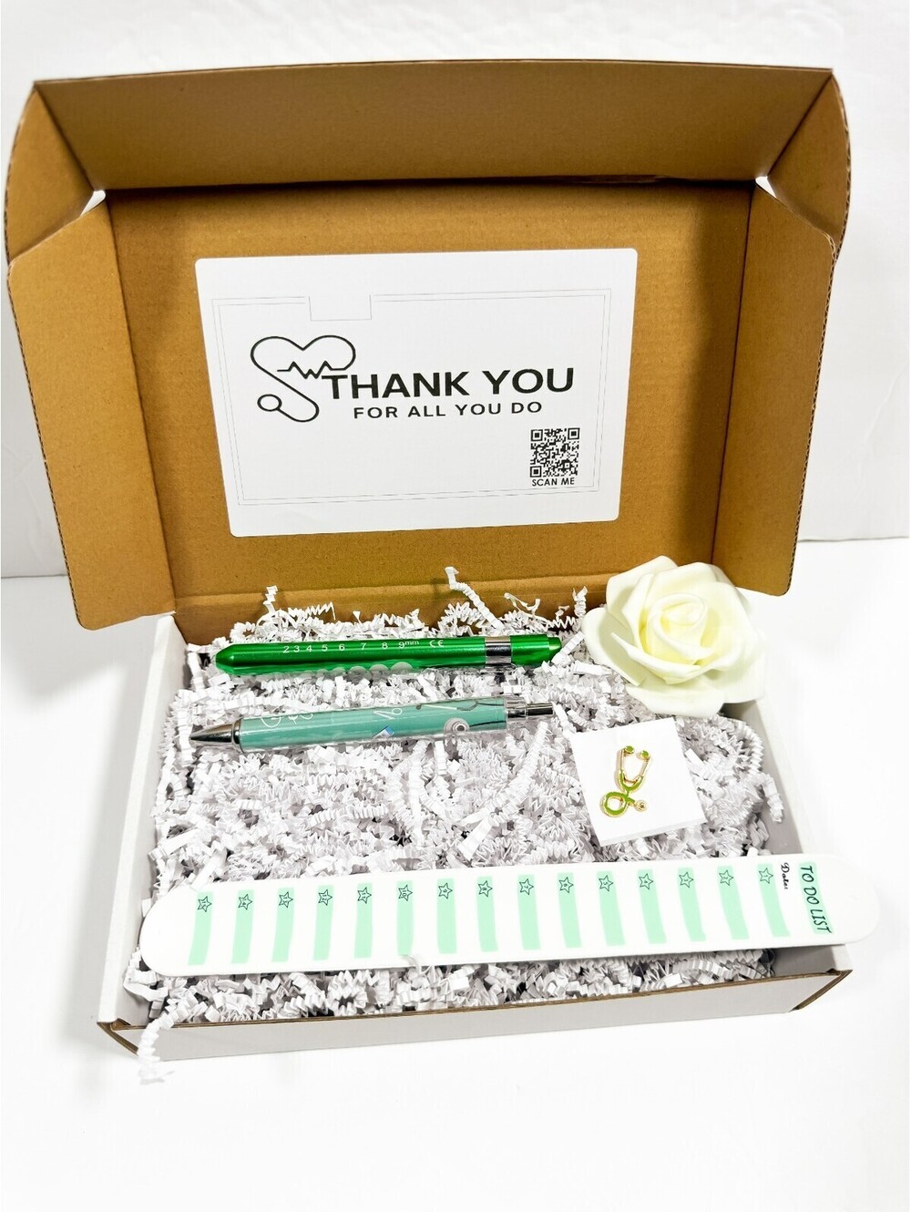 Nurses Gift Box with Personalized Nurse-Themed Items for All